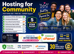 Hosting for Community – 🌍 Unlimited SSD, Free SSL & Support | Only $14.99/Year!