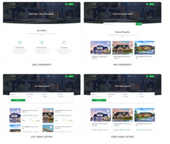 Real Estate Marketplace Websites Design for Sale with Free VPS Web Hosting