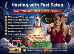 Hosting with Fast Setup – ⚡ Unlimited SSD + SSL | Email Support | Just $14.99/Yr