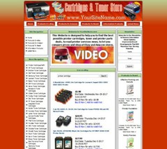 Printer Cartridges Printer Parts Store Turnkey Online Business Website For Sale