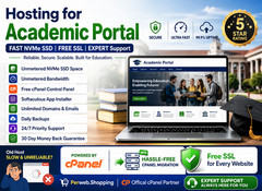 Hosting for Academic Portal – 🎓 Fast, Secure, Unlimited SSD | Only $14.99/Year!