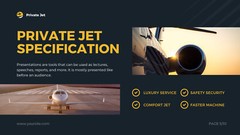 Website Landing Pages For Private Jet Template Flight Ticket Booking