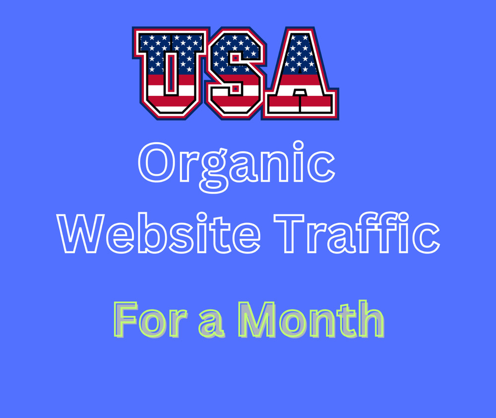 40,000 Organic USA Website Visitors per month