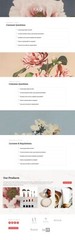 Beautiful Elementor Templates 15 , Mobile Responsive, Salon WordPress Website.