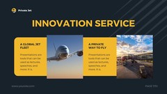 Website Landing Pages For Private Jet Template Flight Ticket Booking