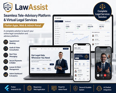 LawAssist Tele Legal Services Platform Flutter App | Android & iOS | Web Admin