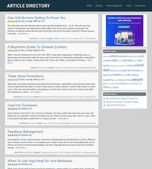 ARTICLE DIRECTORY – Work From Home Business Opportunity Website For Sale