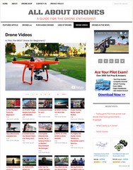 [NEW DESIGN] * DRONES * blog niche website business for sale AUTOMATIC CONTENT!