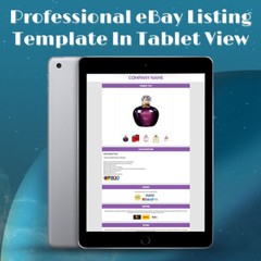 New eBay Mobile Responsive Template Auction Listing Professional HTTPS 2025