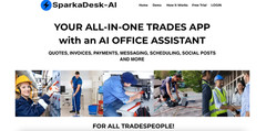 Tradespeople App to buy; Quotes, Invoices, Messages, Stripe, Billing and AI too