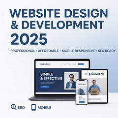 Custom Web Design Service Professional Affordable Business Website Development
