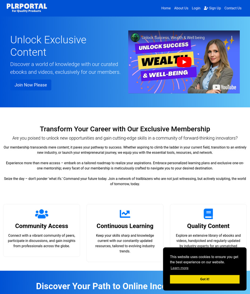 Turnkey Website Business for Sale – Start Your Own Membership Site, Fully Hosted