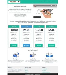 Web Traffic Reseller Website + Free Installation