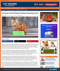 CAT TRAINING Website Business For Sale – Work From Home Internet Business