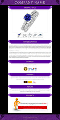 eBay Listing Templates Mobile Responsive HTTP 2019 Secure for Jewelry Watches