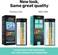 pH Strips for Urine and Saliva Testing – Alkaline 150 Pieces with Ebook NEW