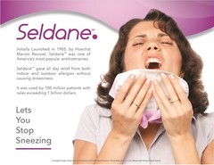 SELDANE- ICONIC ALLERGY RELIEF BRAND PERSONAL CARE – TRADEMARK FOR LICENSE/SALE