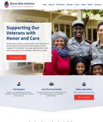 Veterans Service Organization Customized Business Website *SEE FULL DESCRIPTION*