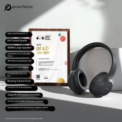 Pincun B-01S Bluetooth Headphones Over-Ear Noise-Canceling Gaming Music Wireless