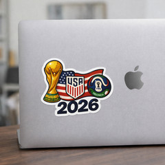 FIFA World Cup 2026 USA Sticker Pack – 6 pcs | High Quality Glos