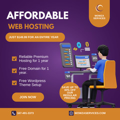 Professional Internet WordPress Business Website + 3 months basic Hosting