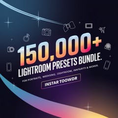 150,000+ Professional Lightroom Presets Bundle – For Portraits, Weddings, Cinema
